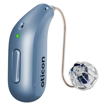 Oticon Intent in Sky Blue