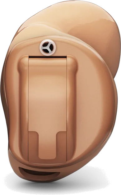 In the canal hearing aid (Phonak Virto)